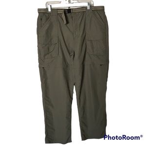L.L. Bean Men's Tropicwear Zip-Leg Pants/Shorts, Khaki Color - XL